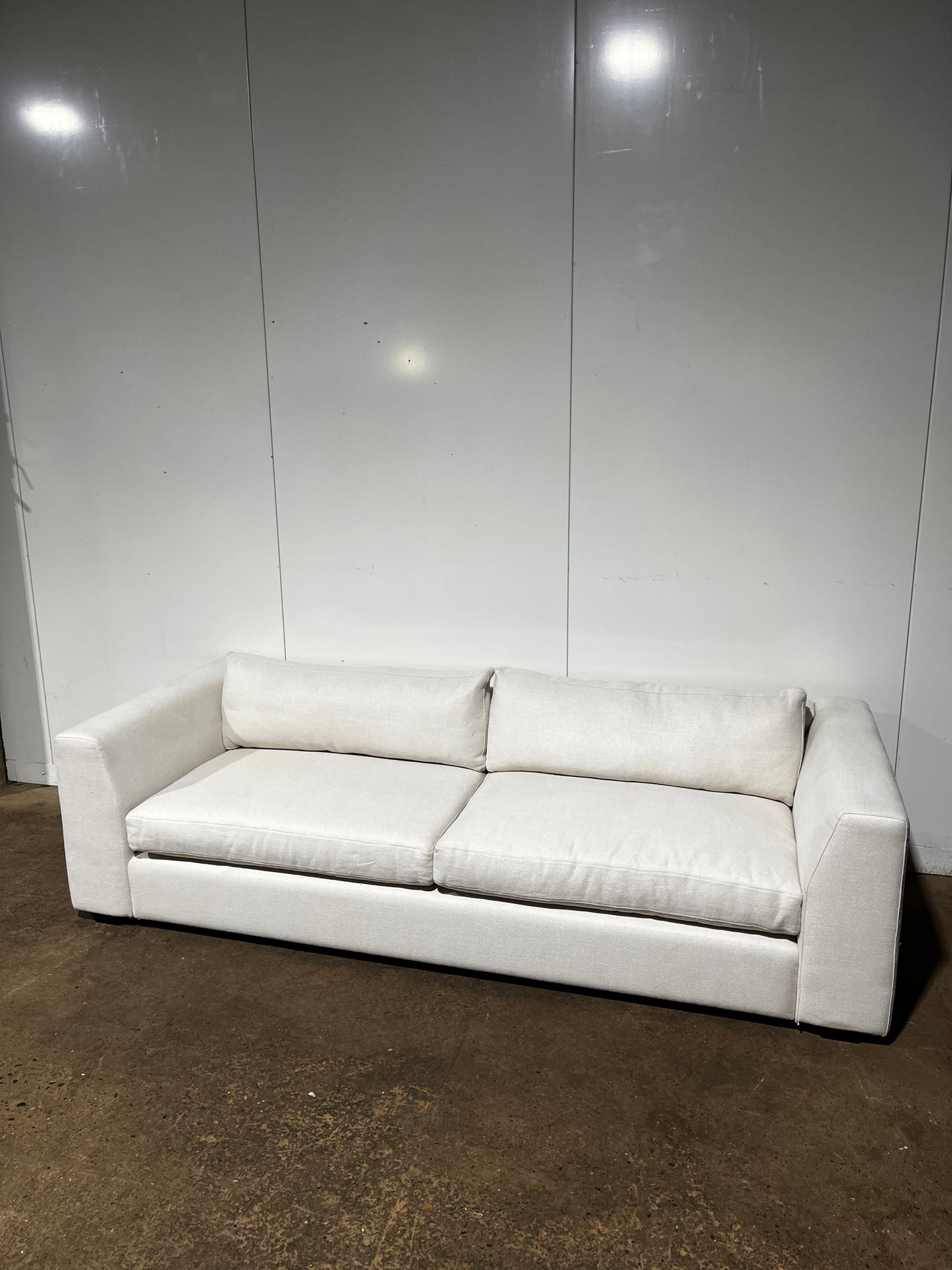 Bespoke Cream 3 Seater Sofa