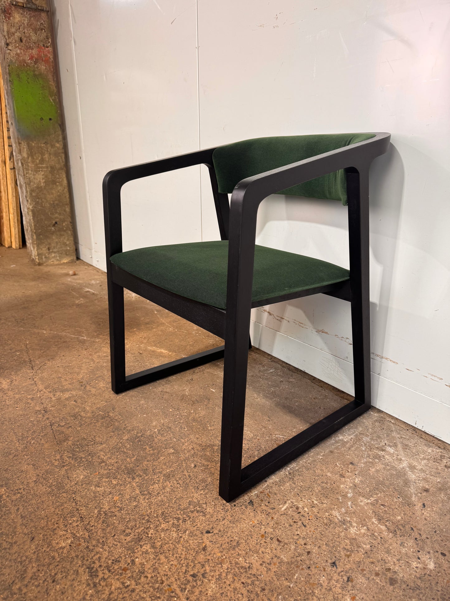 Camerich Green & Black Ming Chair
