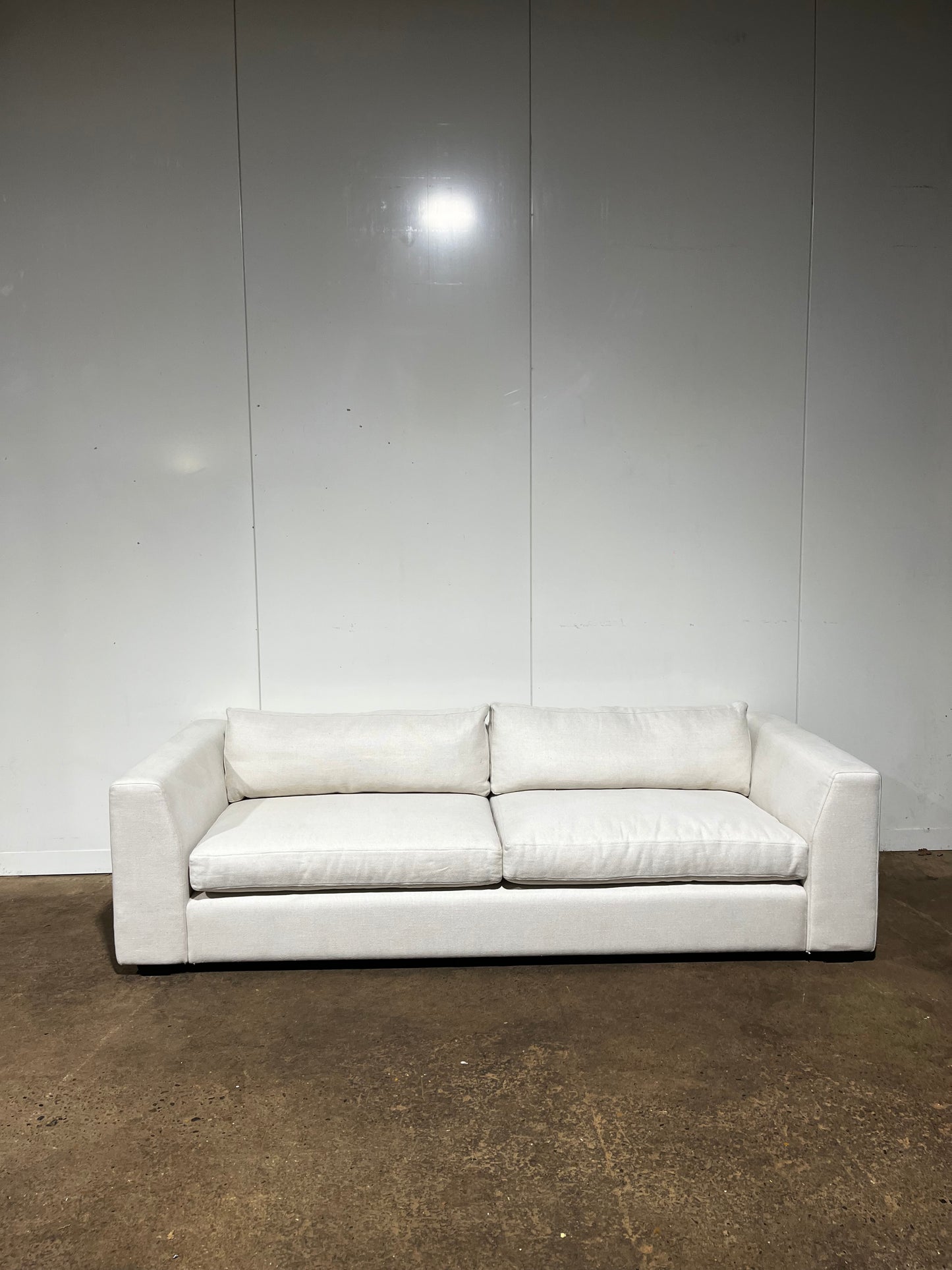 Bespoke Cream 3 Seater Sofa