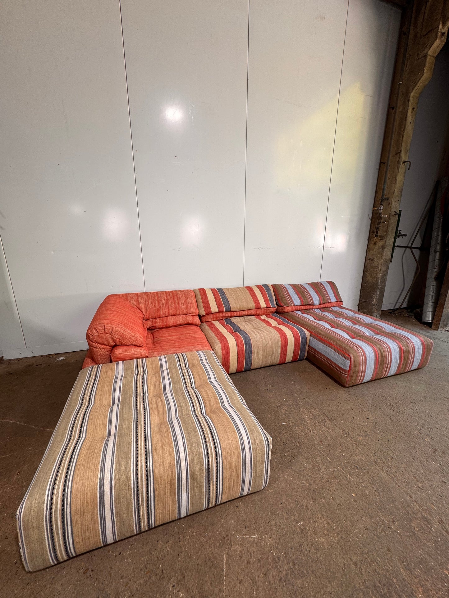 Roche Bobois Vintage Voyage Immobile Modular Sofa Set