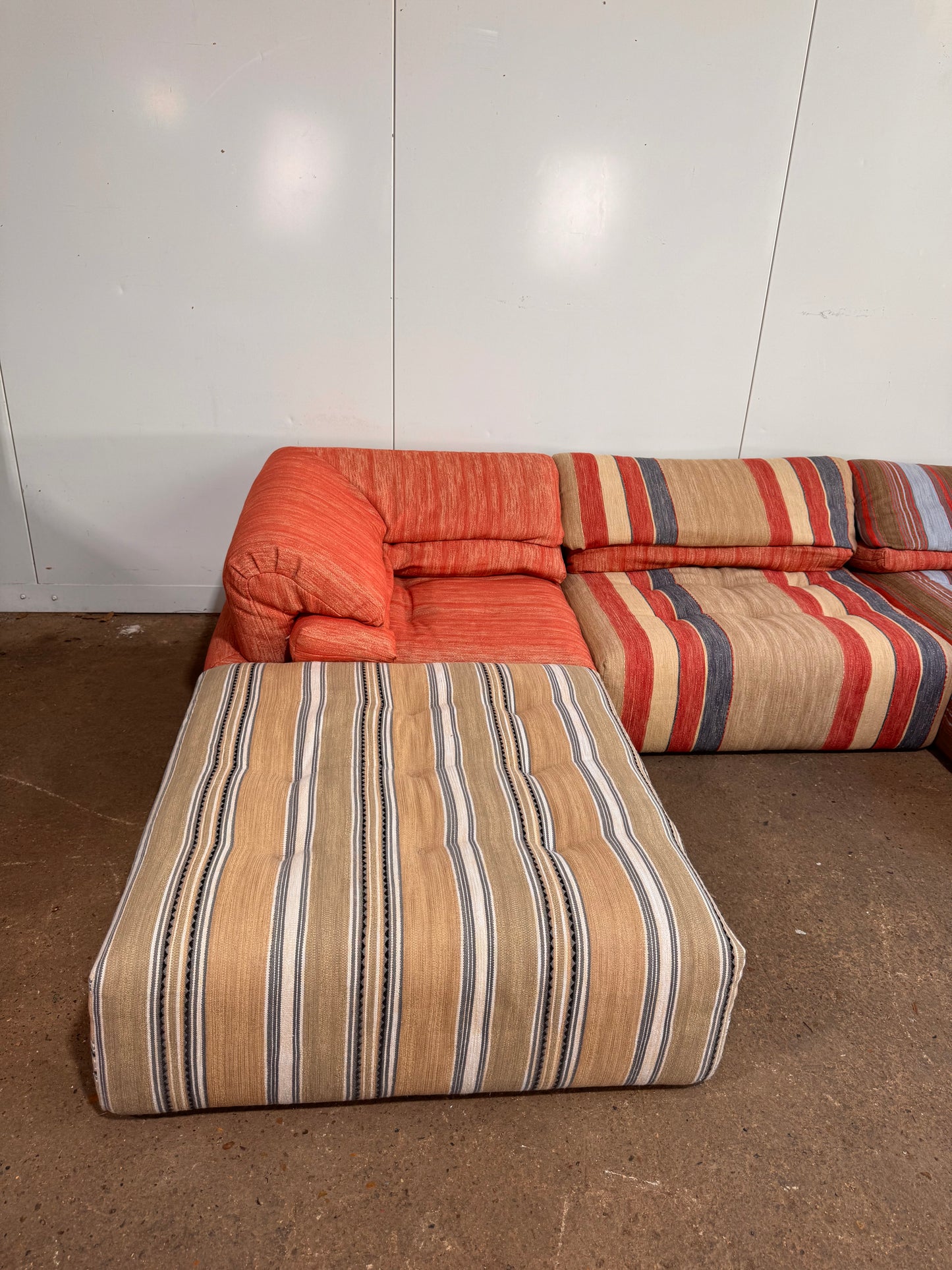 Roche Bobois Vintage Voyage Immobile Modular Sofa Set