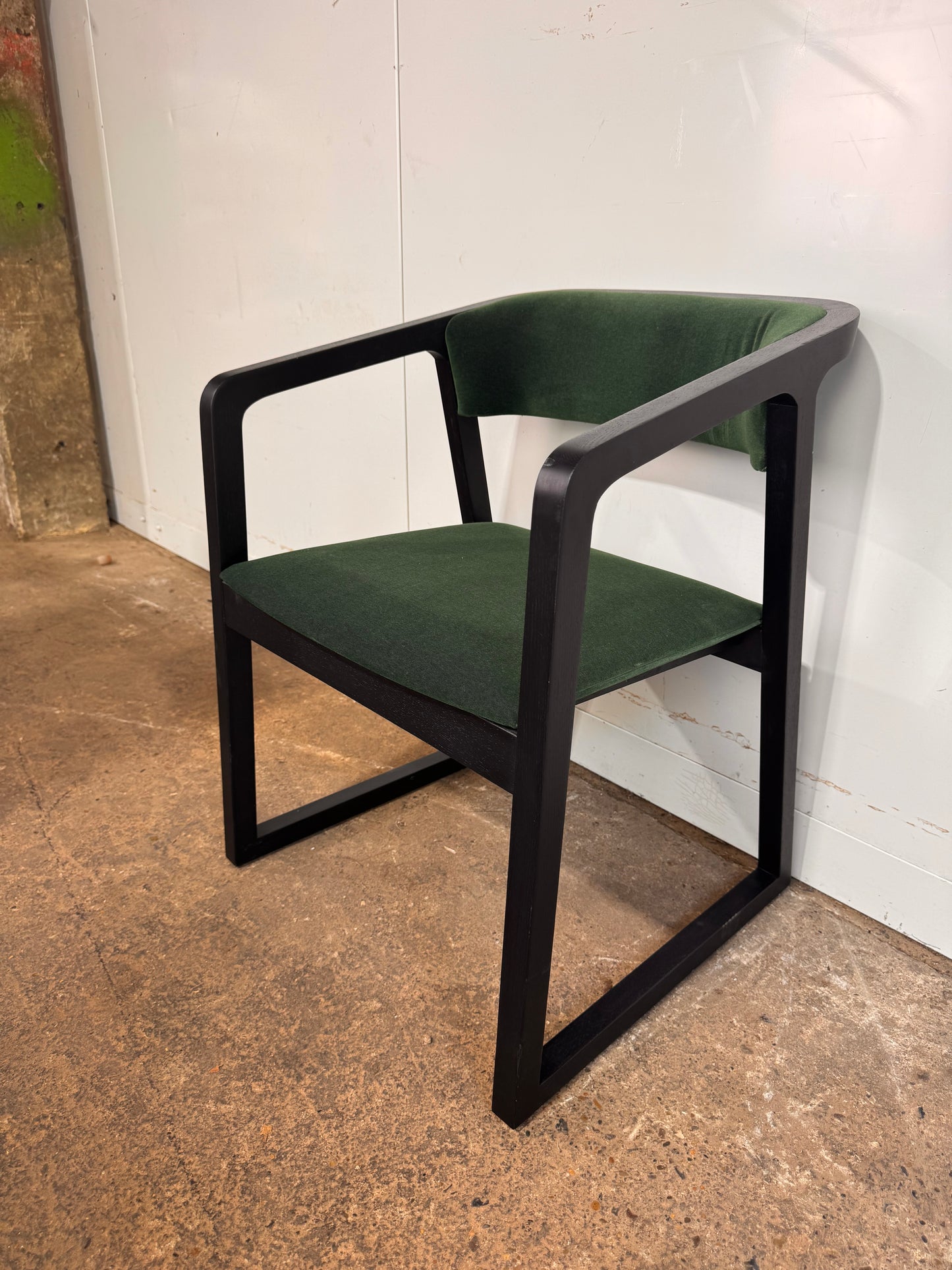 Camerich Green & Black Ming Chair