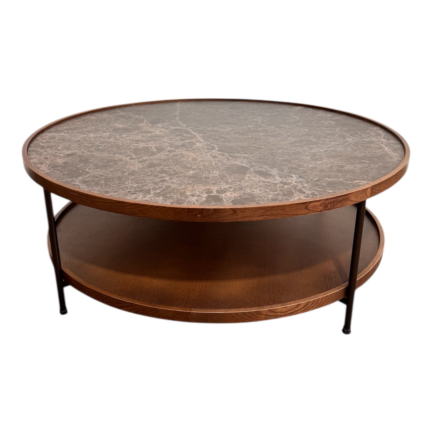 Porada Wooden & Marble Koster Coffee Table