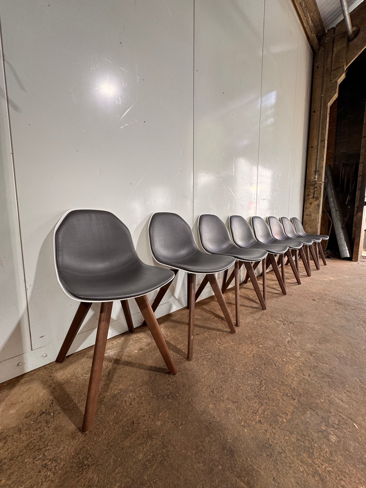 Roche Bobois Set of 8 Chistera Dining Chairs