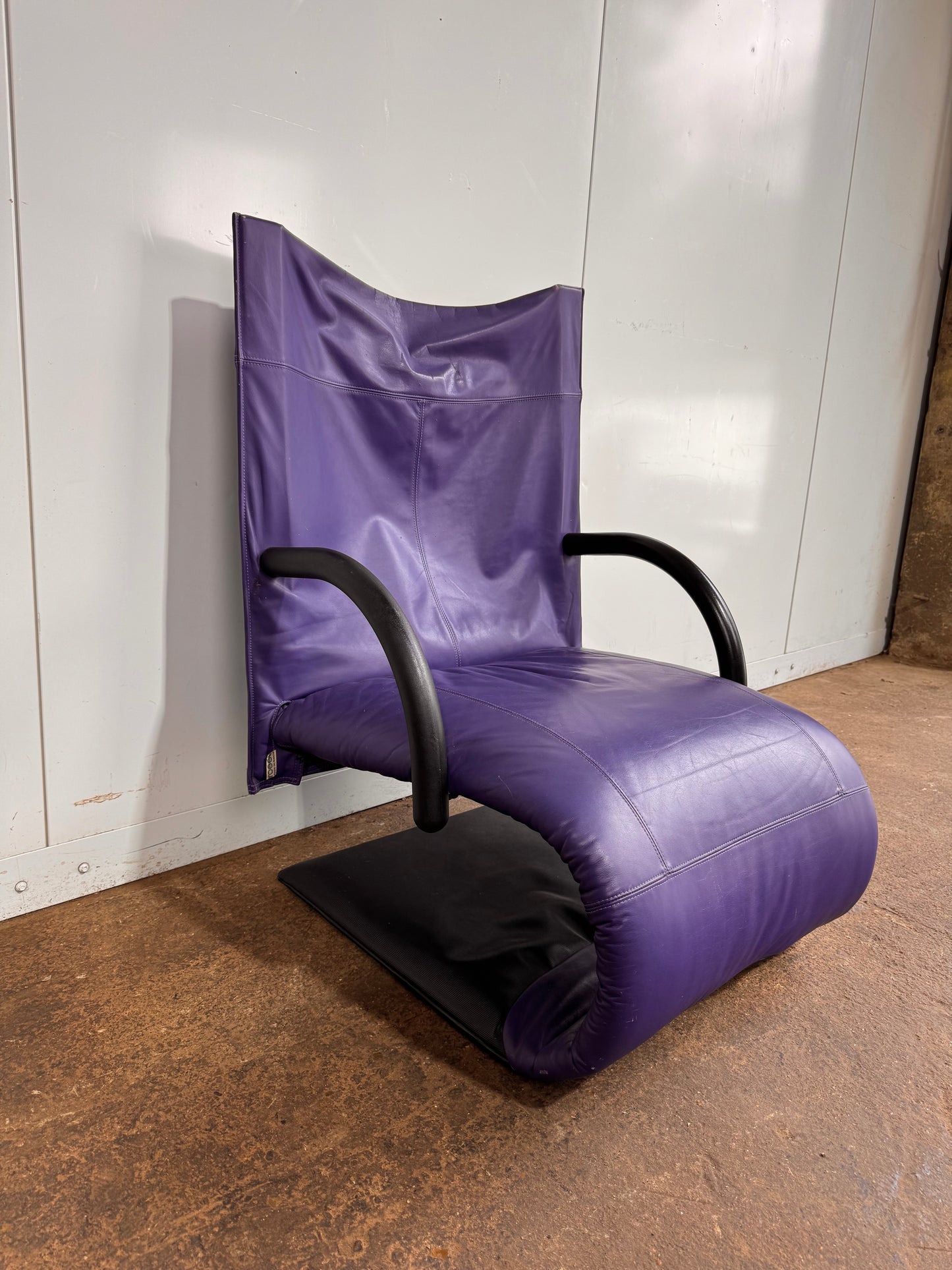 Ligne Roset Deep Purple Zen Chair by Claude Brisson