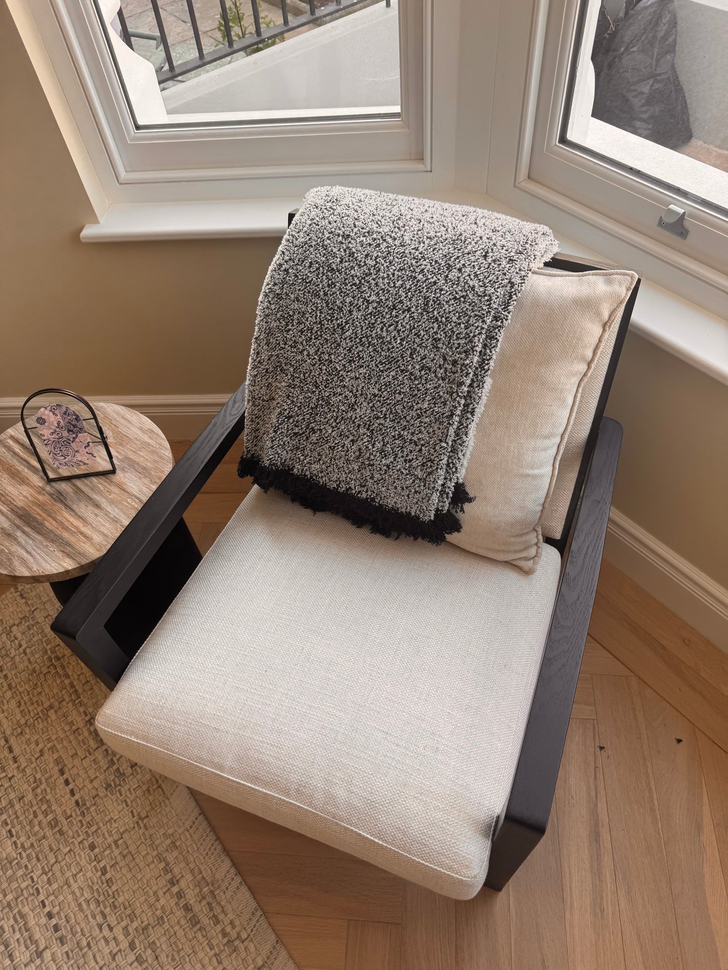 Camerich Fabric Flora Lounge Chair