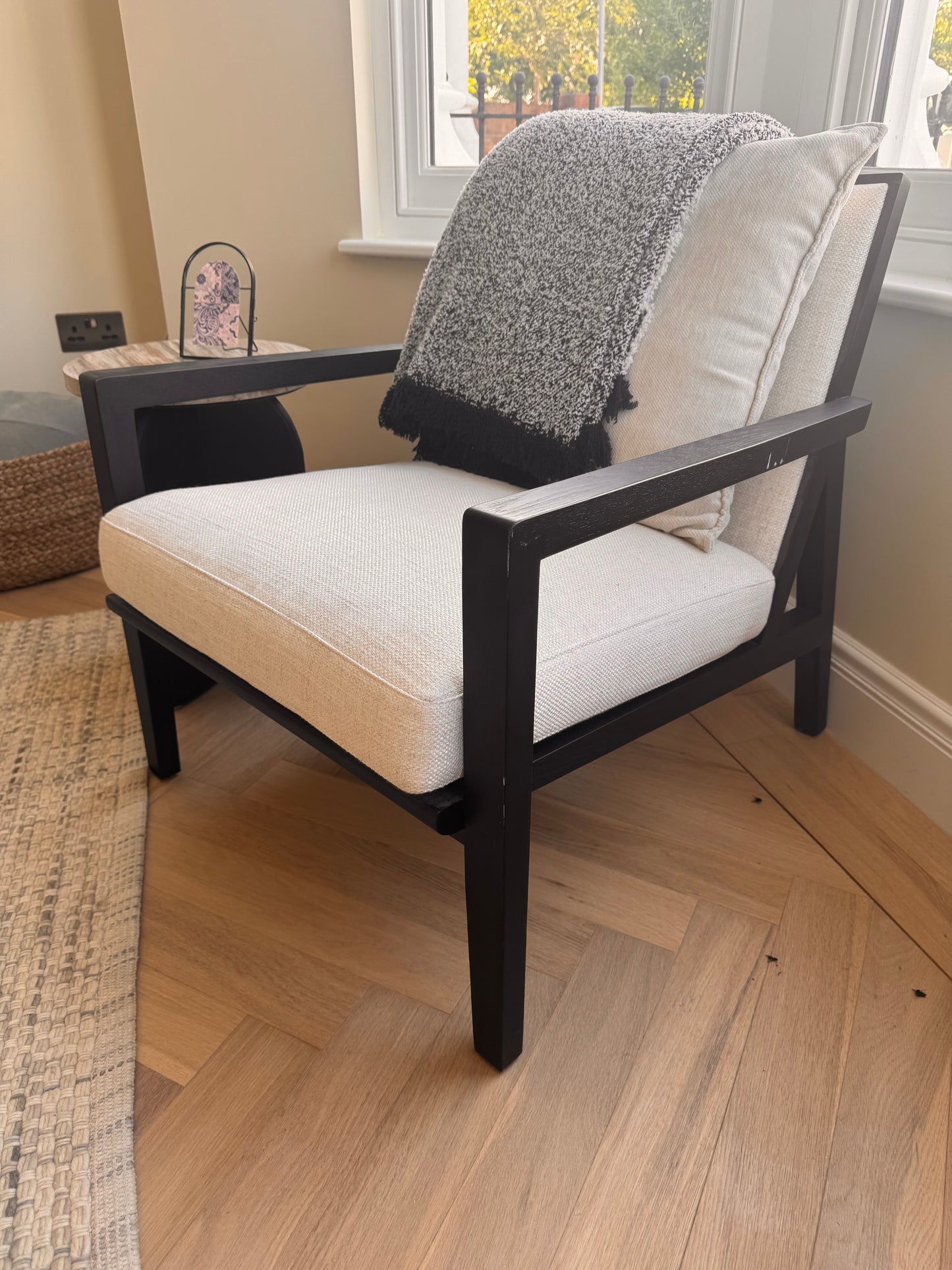 Camerich Fabric Flora Lounge Chair