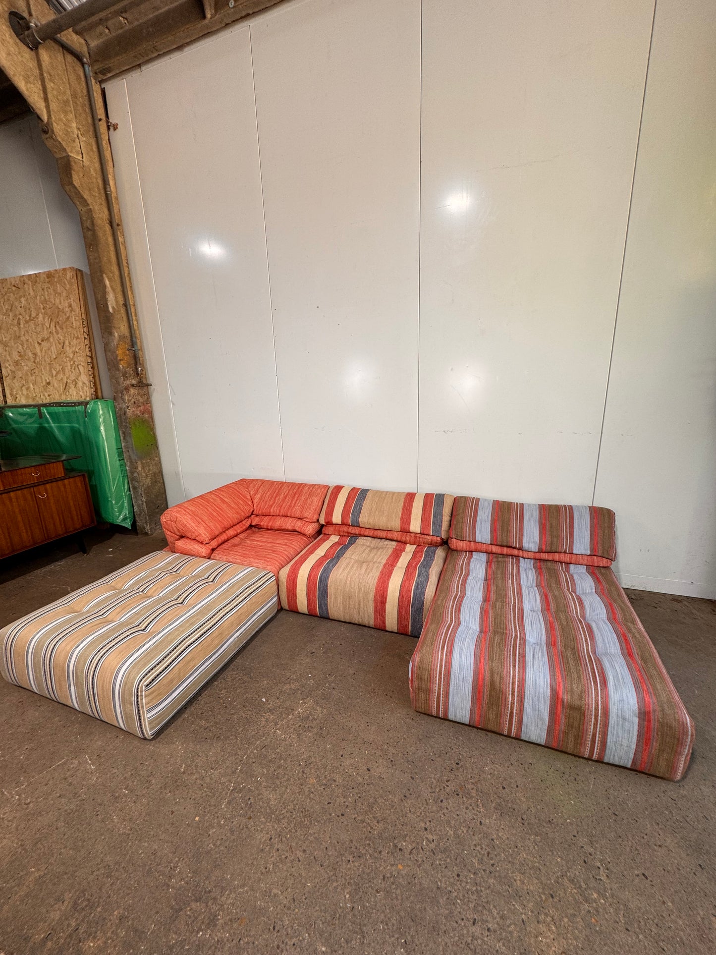 Roche Bobois Vintage Voyage Immobile Modular Sofa Set