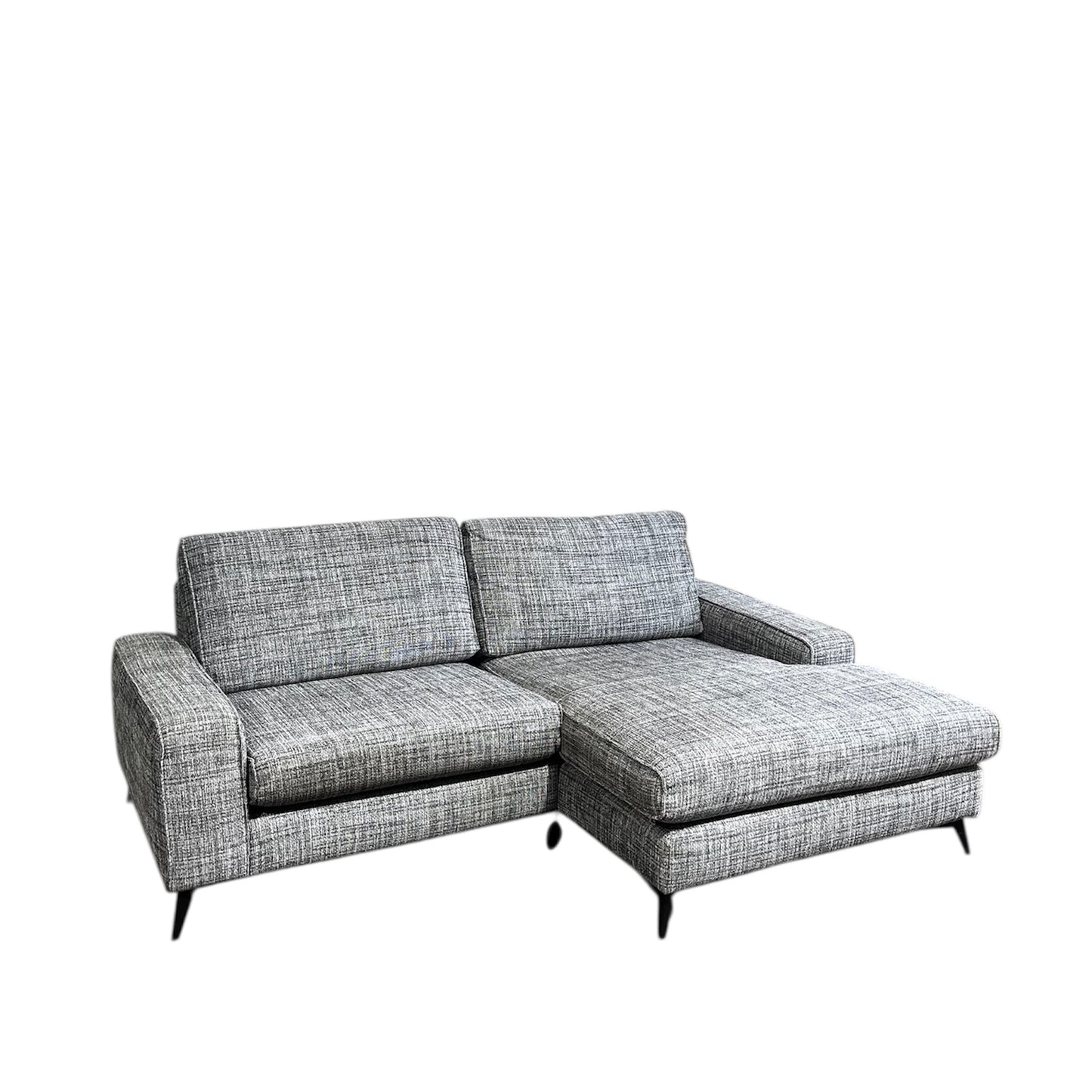 Black & White L Shape Sofa