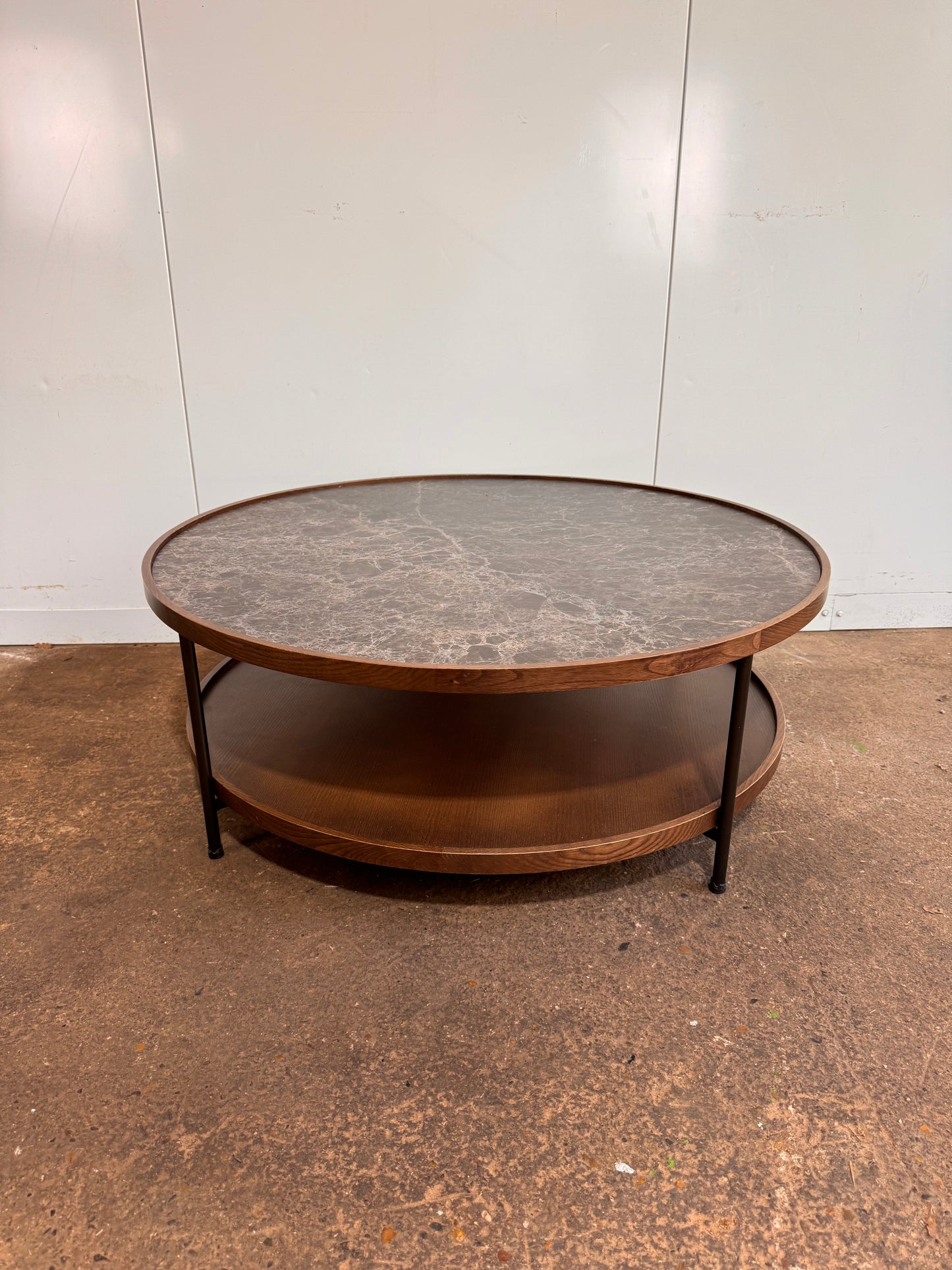 Porada Wooden & Marble Koster Coffee Table