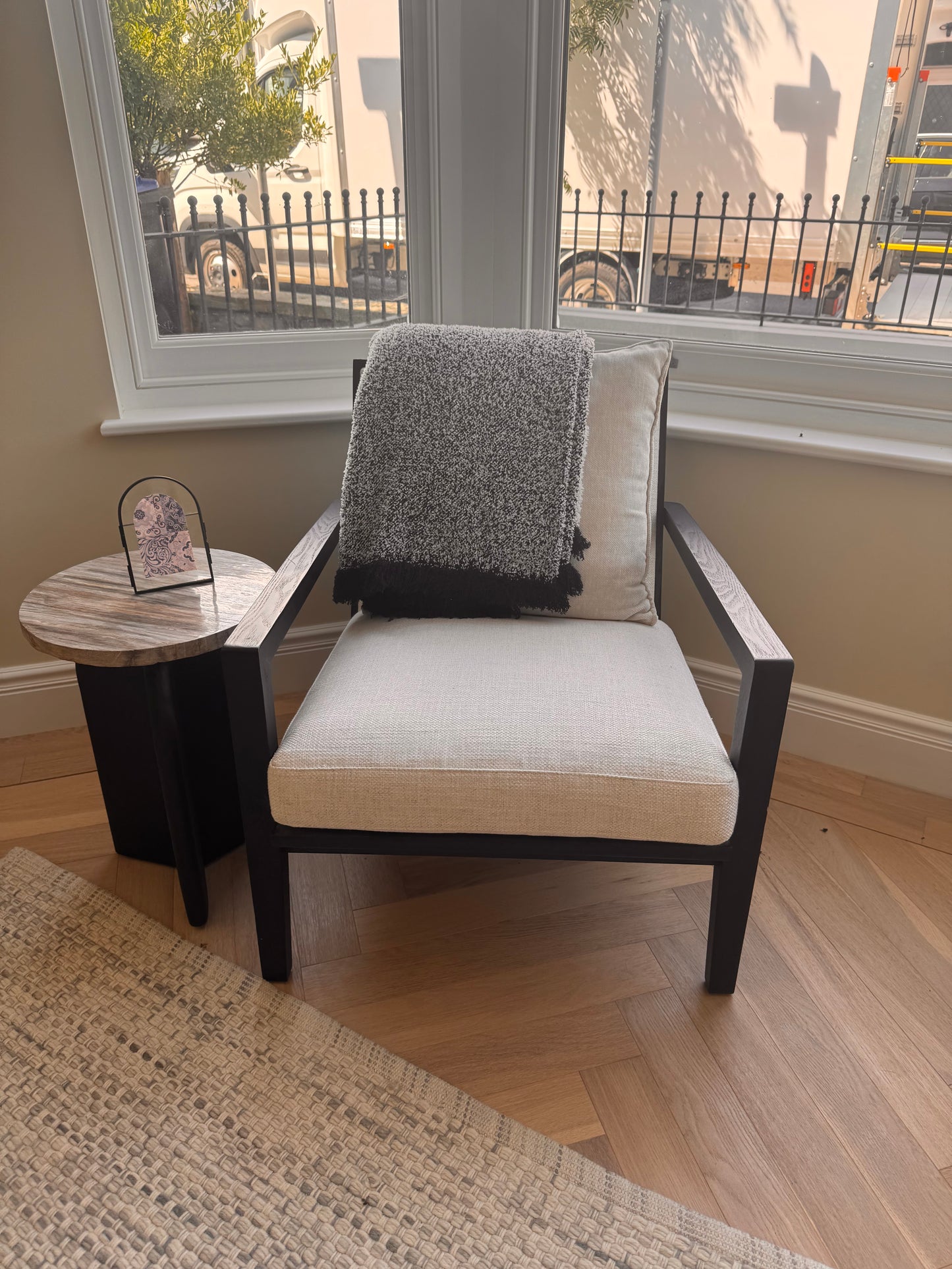 Camerich Fabric Flora Lounge Chair