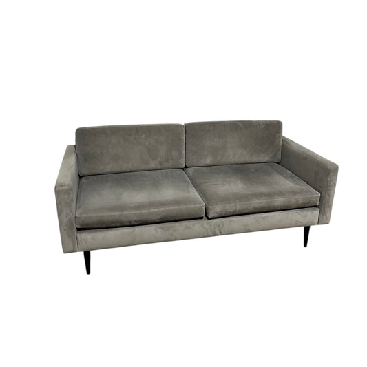 Swyft Model 01 Grey Velvet 2 Seater Sofa
