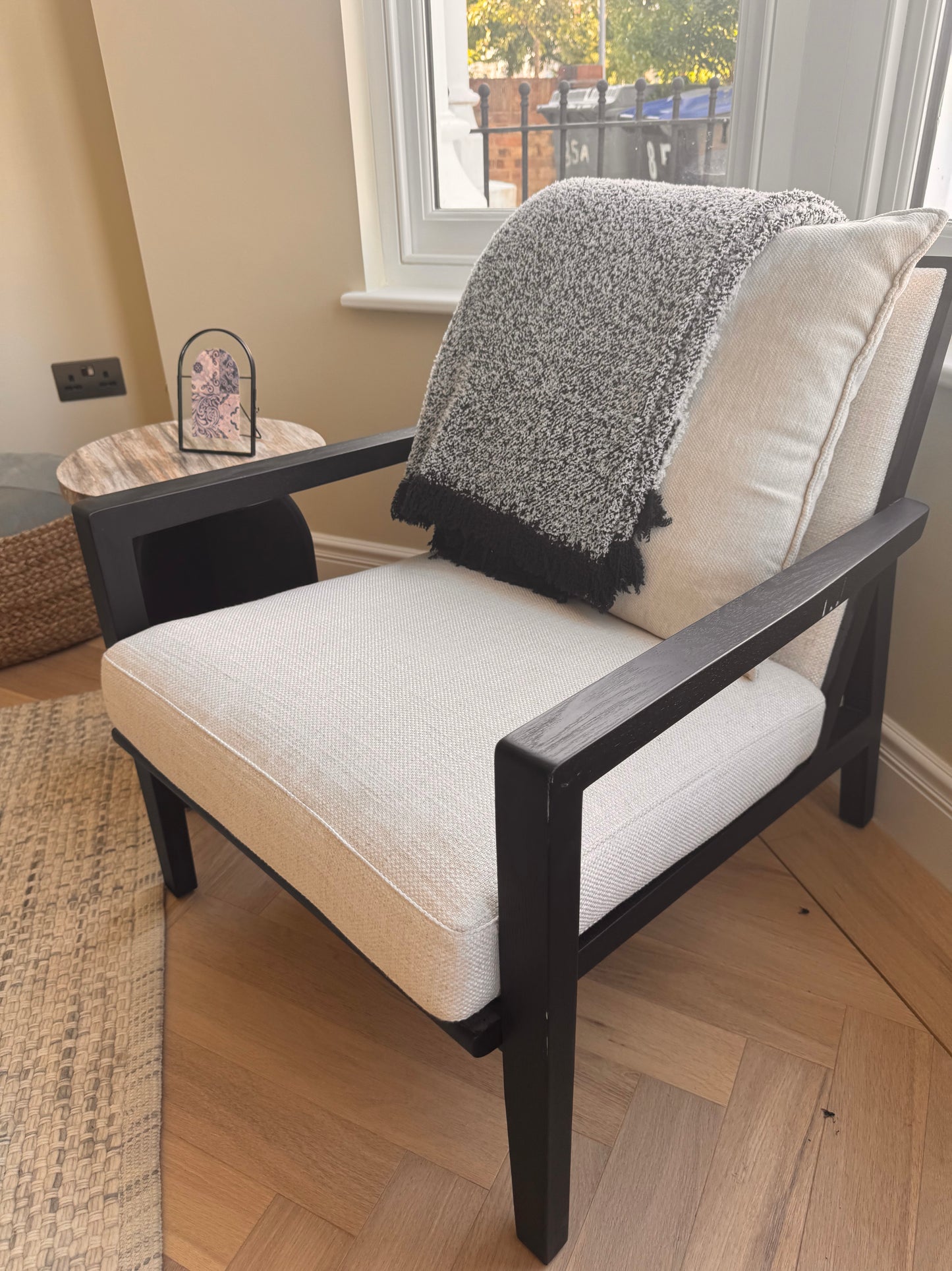 Camerich Fabric Flora Lounge Chair