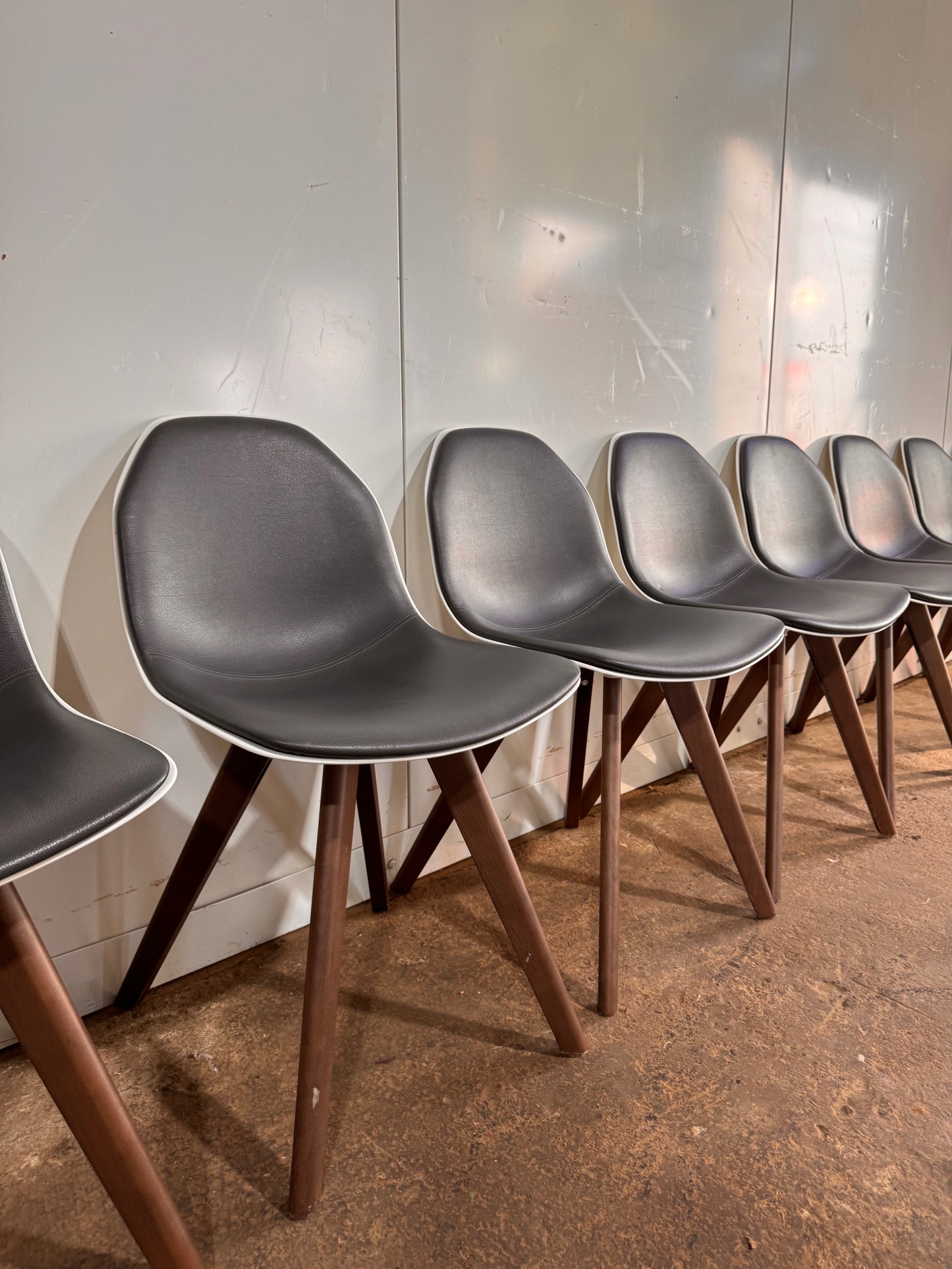 Roche Bobois Set of 8 Chistera Dining Chairs