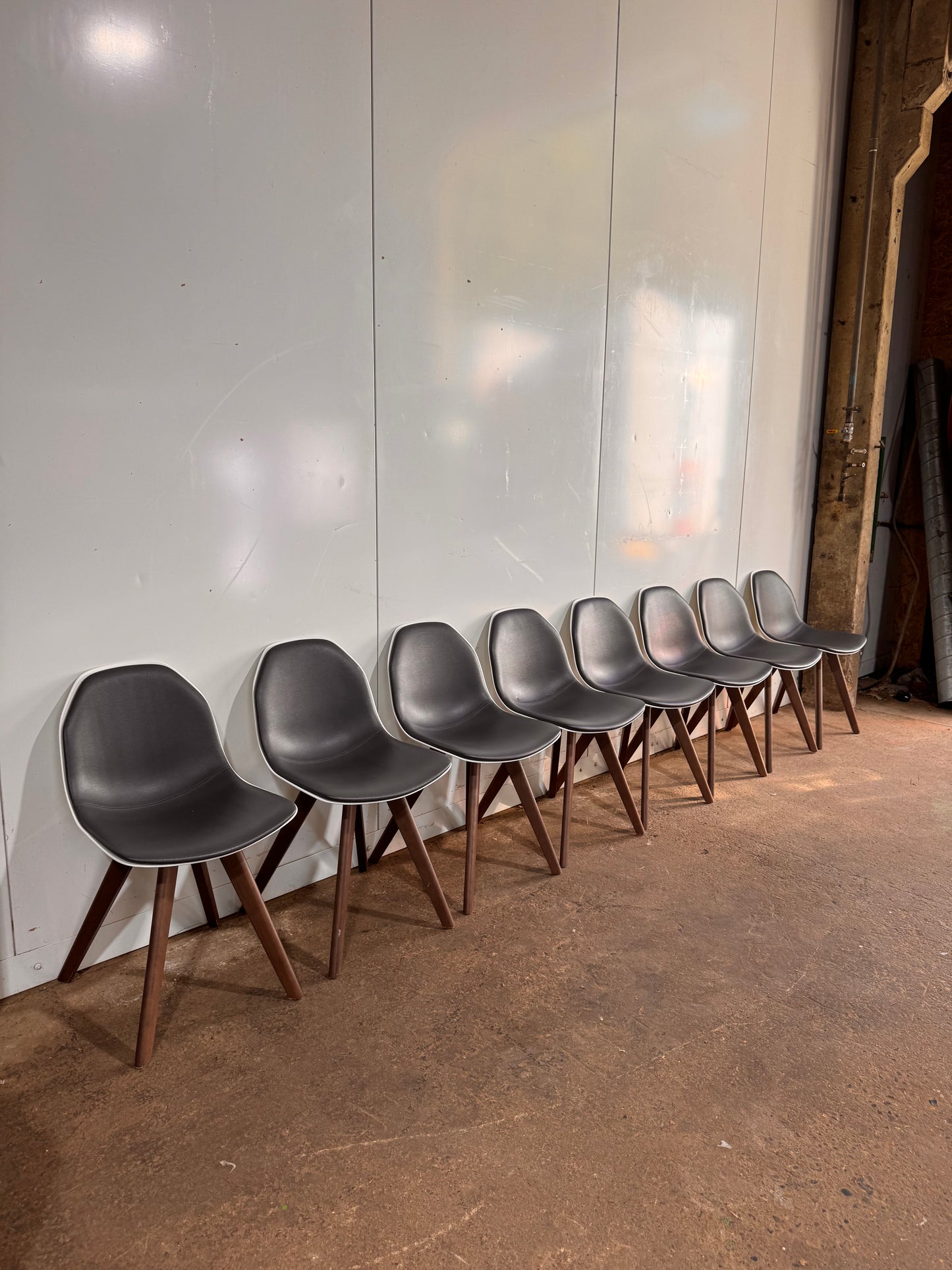 Roche Bobois Set of 8 Chistera Dining Chairs