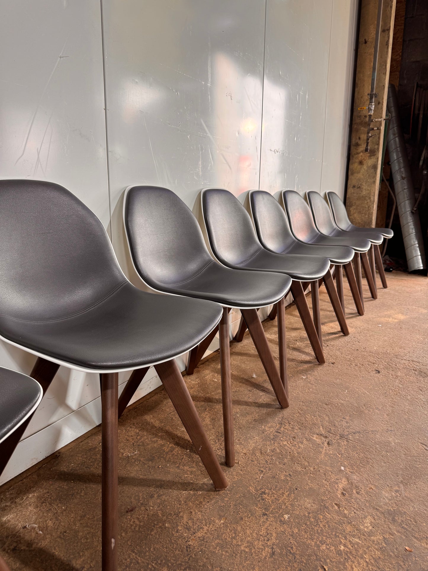 Roche Bobois Set of 8 Chistera Dining Chairs