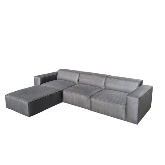 Grey Modular L Shape Sofa