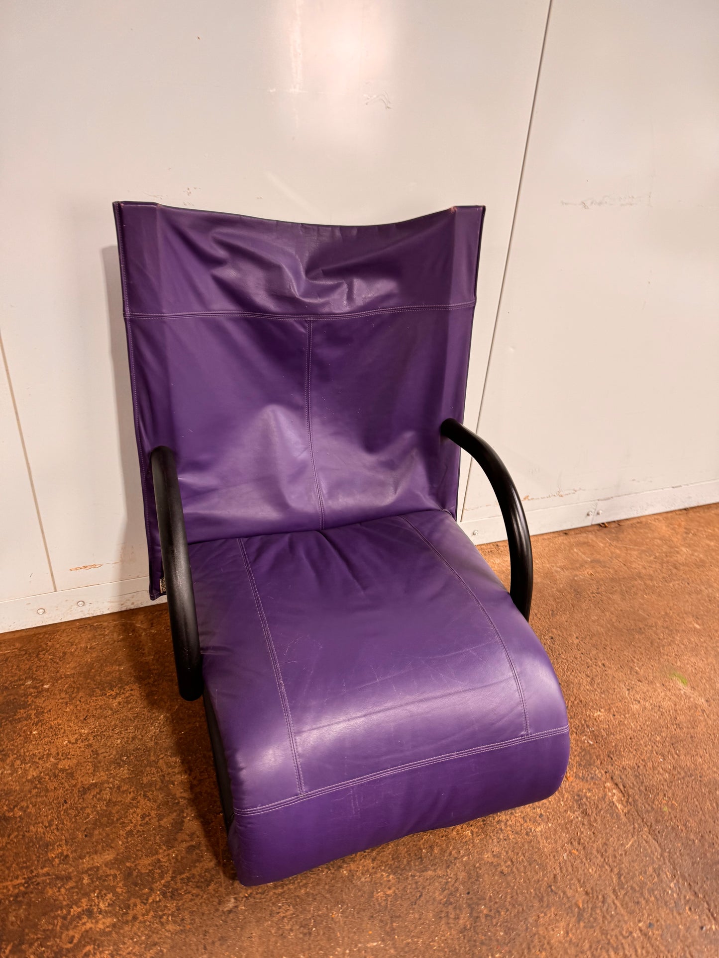 Ligne Roset Deep Purple Zen Chair by Claude Brisson