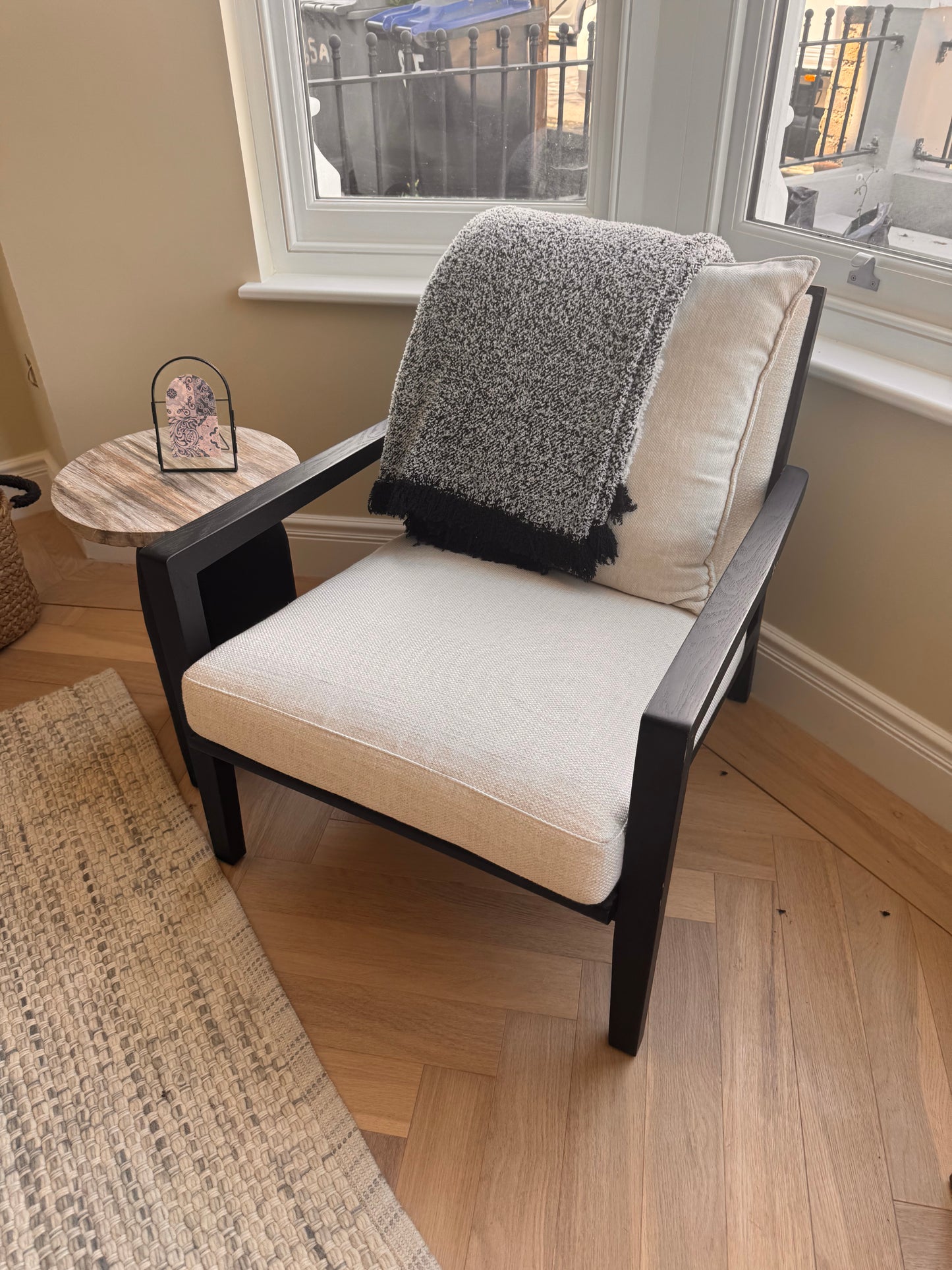 Camerich Fabric Flora Lounge Chair
