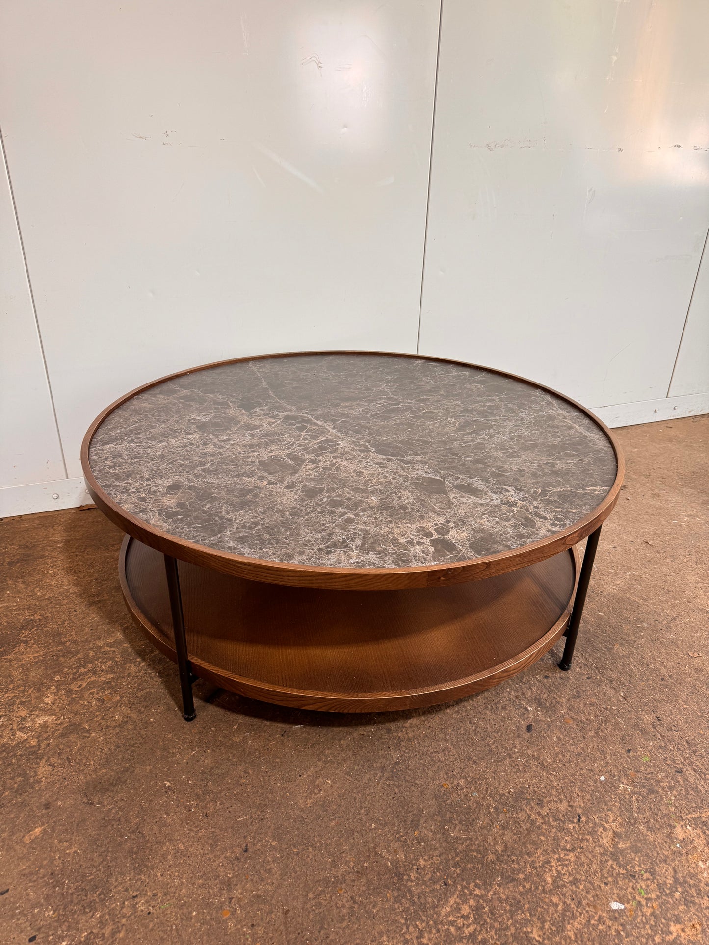 Porada Wooden & Marble Koster Coffee Table