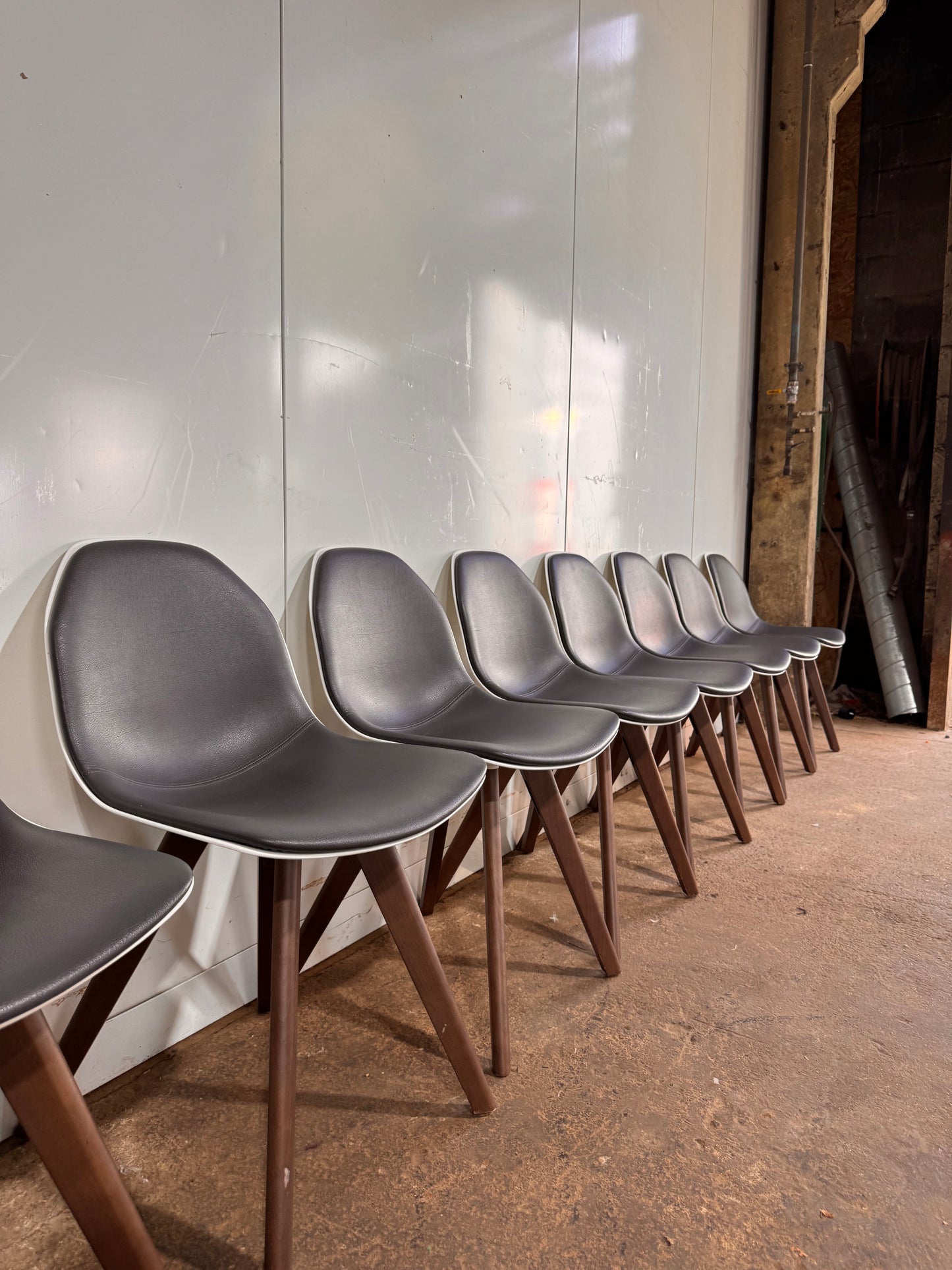 Roche Bobois Set of 8 Chistera Dining Chairs