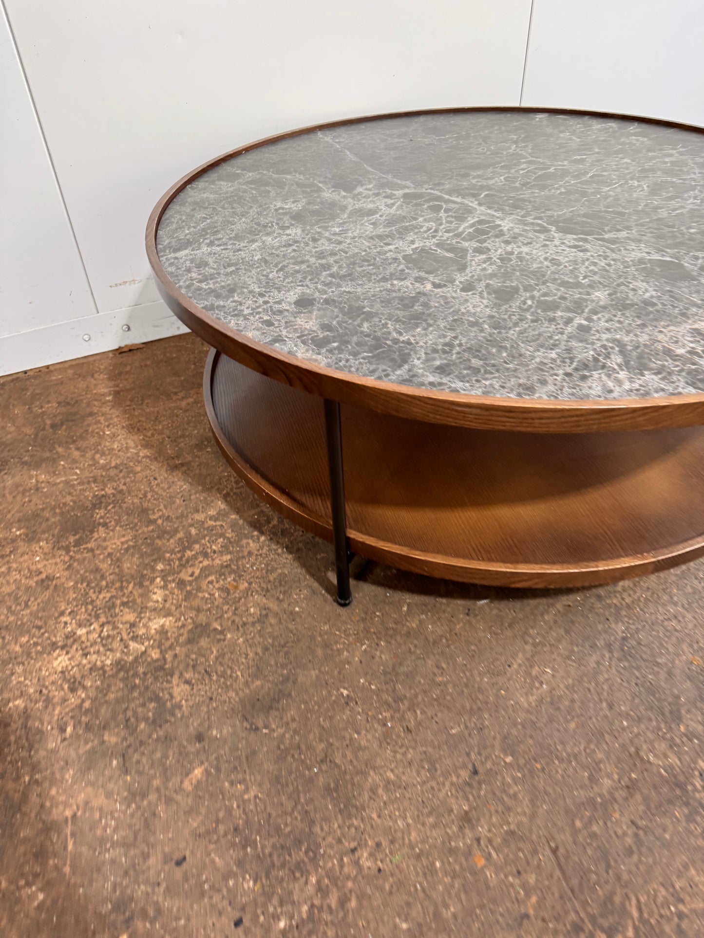 Porada Wooden & Marble Koster Coffee Table