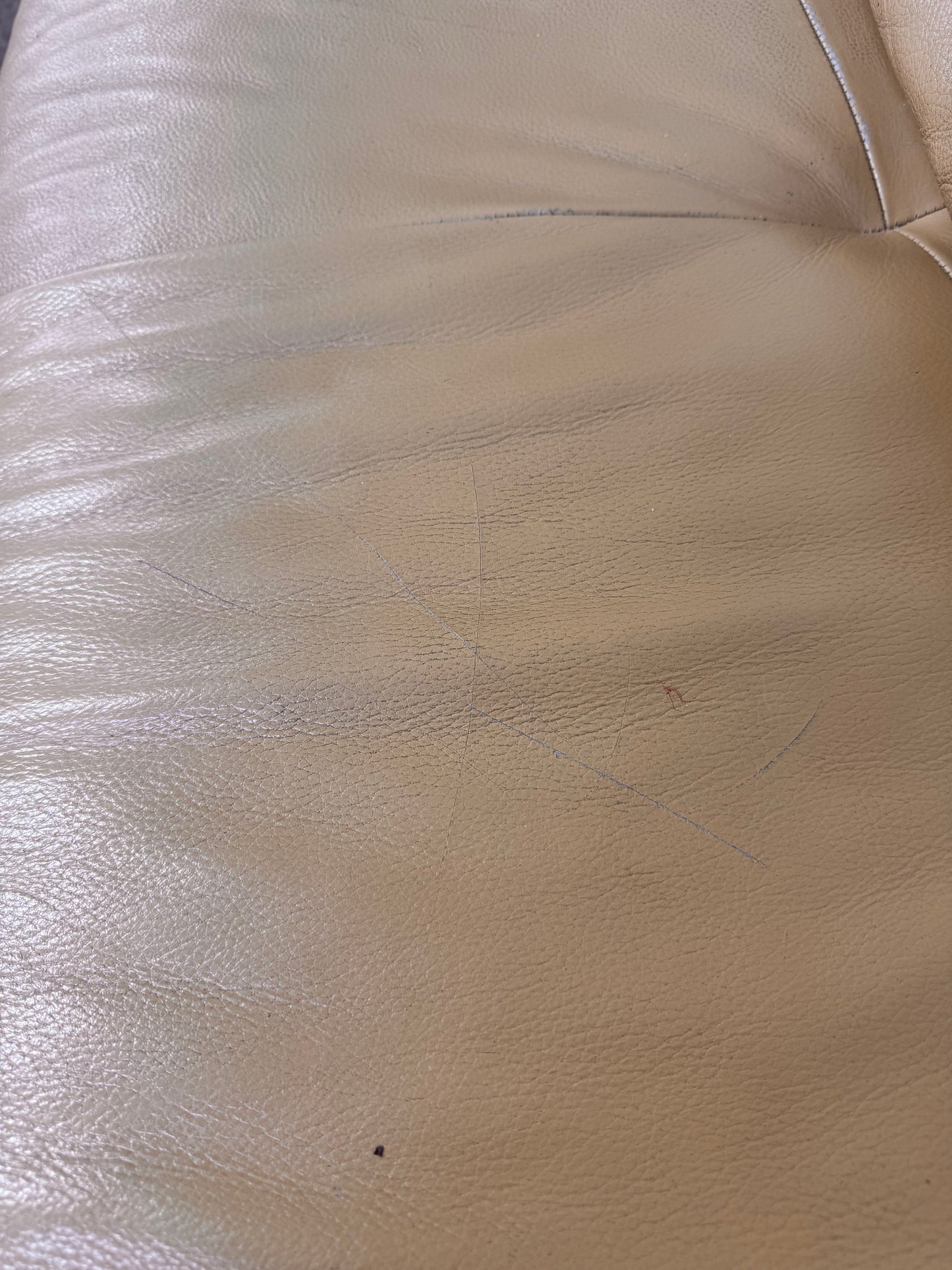 Roche Bobois Scenario Leather Sofa