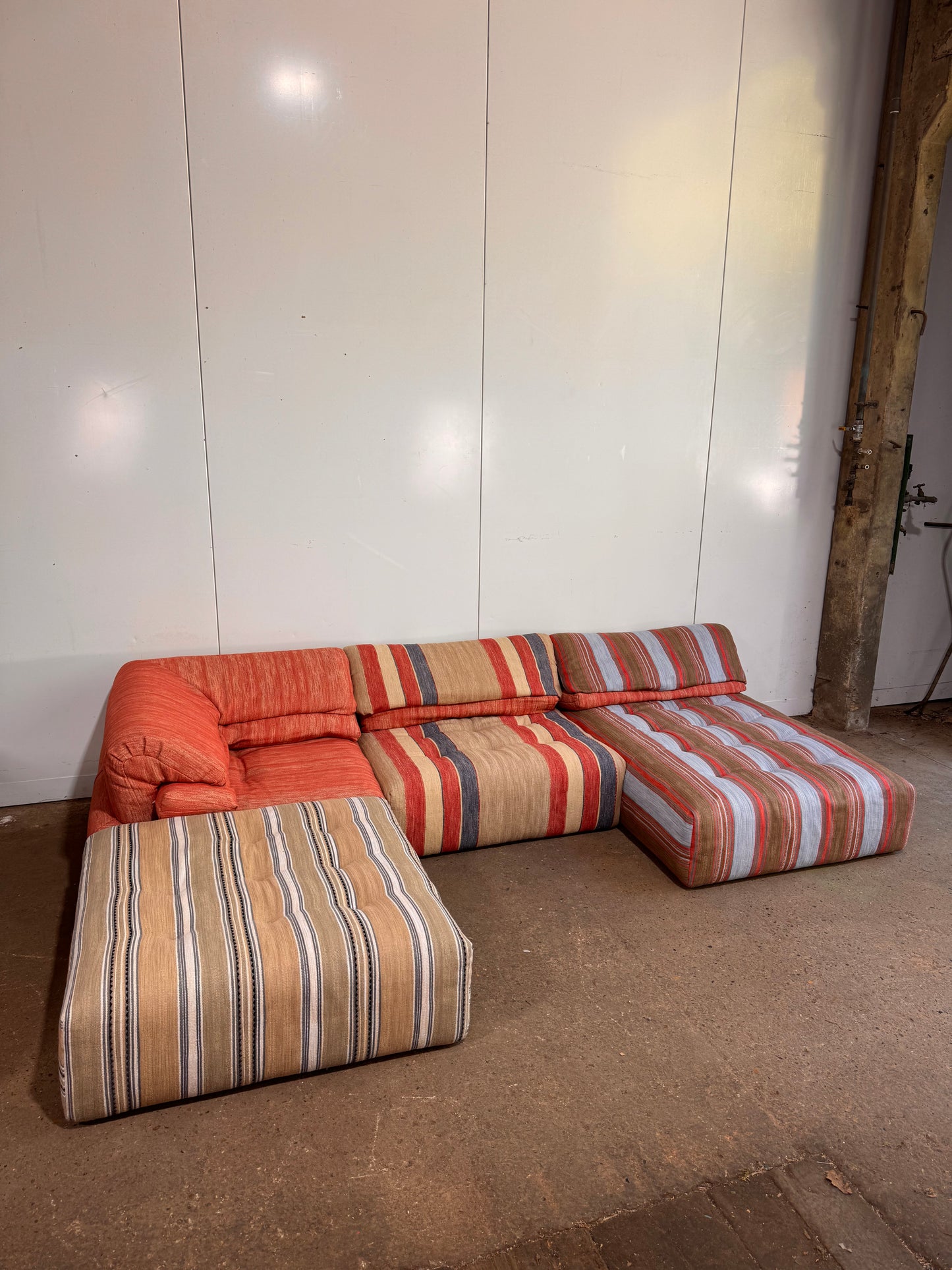 Roche Bobois Vintage Voyage Immobile Modular Sofa Set