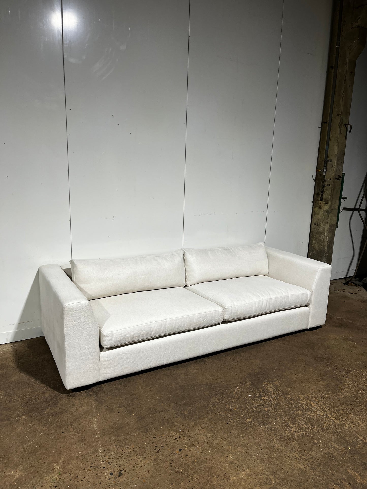 Bespoke Cream 3 Seater Sofa