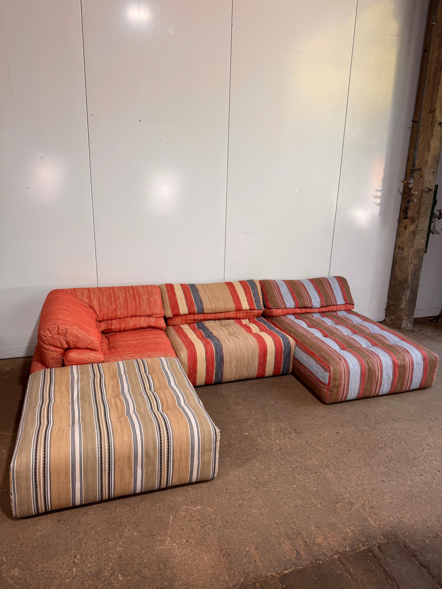 Roche Bobois Vintage Voyage Immobile Modular Sofa Set