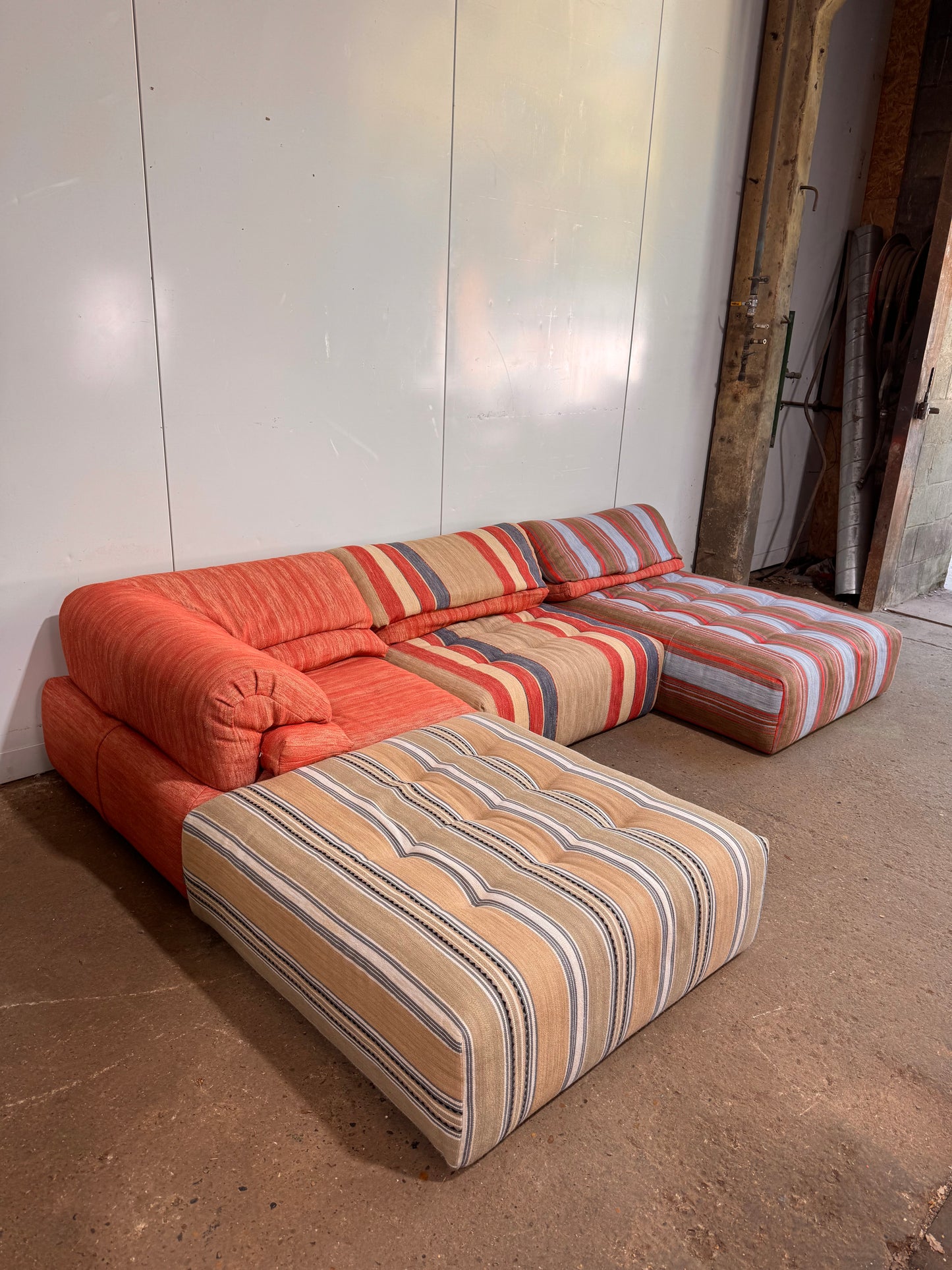 Roche Bobois Vintage Voyage Immobile Modular Sofa Set